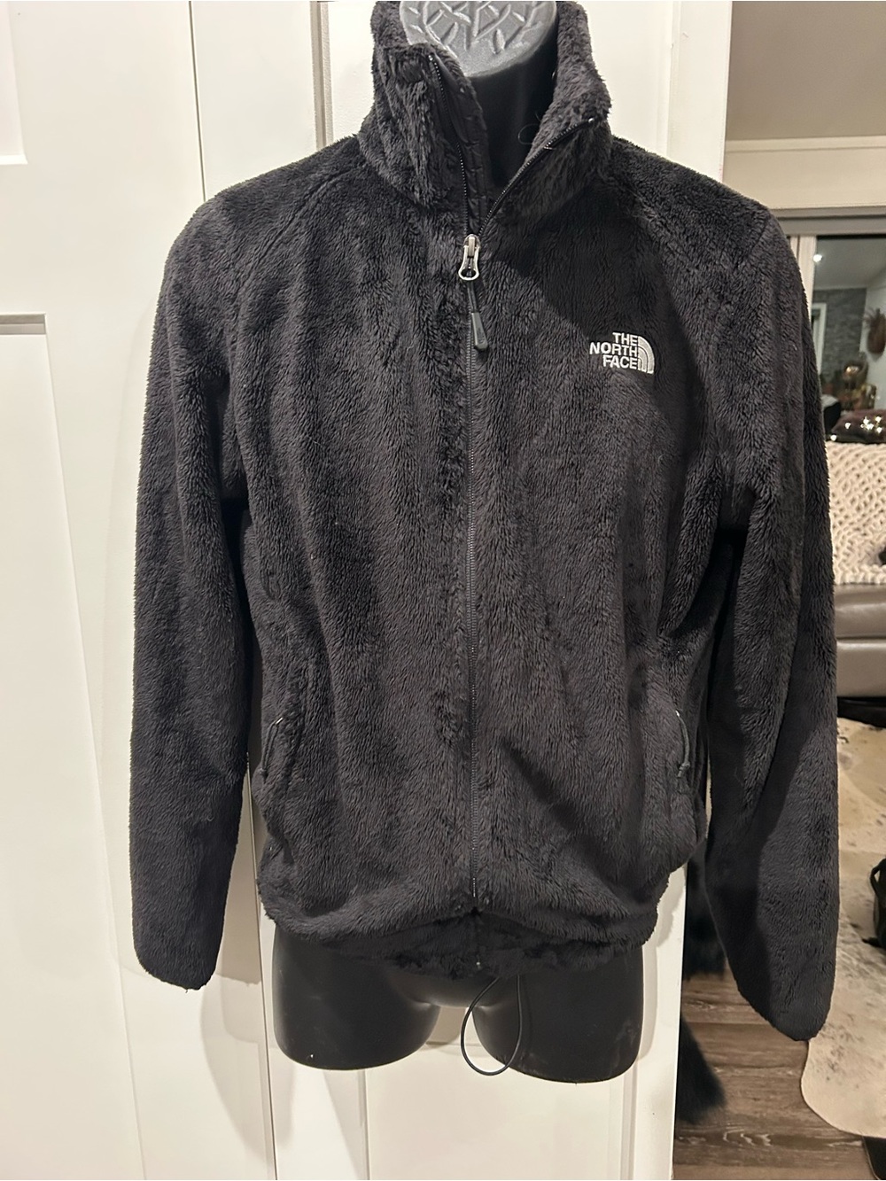 The North Face womens M black Plush Full-Zip Jacket